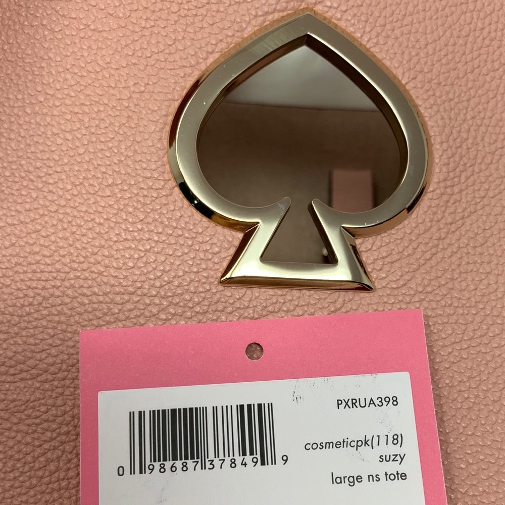 Kate spade Suzy ns tote cosmetic pink large new - Picture 7 of 8